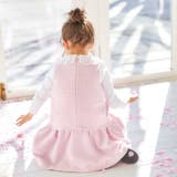 【お揃い】ブロッサムラメツイードローウエスト切替ジャンパースカート(100~15… | BeBe | 詳細画像4 