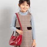 【お揃い】グレンチェックプリーツジャンパースカート(90~150cm) | BeBe | 詳細画像4 