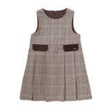 【お揃い】グレンチェックプリーツジャンパースカート(90~150cm) | BeBe | 詳細画像9 