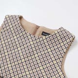 【お揃い】TRチェックパイピングベルトジャンパースカート(100~150cm) | BeBe | 詳細画像9