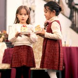 エタンセルラメツイードプリーツジャンパースカート | BeBe | 詳細画像3