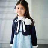 【日本製】オーガンジーフラワー刺しゅうドレス(110~130cm) | BeBe | 詳細画像4