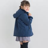 【撥水加工】ヴィンテージタフタ裏ファーフードブルゾン(80~150cm) | BeBe | 詳細画像10 