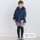 【撥水加工】ヴィンテージタフタ裏ファーフードブルゾン(80~150cm) | BeBe | 詳細画像8 