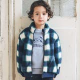 バッファローチェックボアジップブルゾン(90~150cm) | BeBe | 詳細画像1 