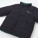 【撥水】リップストップ×タフタリバーシブル中綿ブルゾン(90~150cm) | BeBe | 詳細画像15 