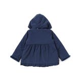 【撥水加工】ヴィンテージタフタ裏ファー裾フリルフードブルゾン(80~150cm) | BeBe | 詳細画像10 