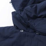 【撥水加工】ヴィンテージタフタ裏ファー裾フリルフードブルゾン(80~150cm) | BeBe | 詳細画像13 