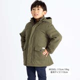 【撥水加工】ボアライナーベスト付きナイロン中綿3wayコート(90~150cm) | BeBe | 詳細画像2 