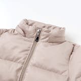 【撥水加工】タフタウエストギャザーファーフード中綿コート(100~160cm) | BeBe | 詳細画像10 