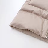 【撥水加工】タフタウエストギャザーファーフード中綿コート(100~160cm) | BeBe | 詳細画像15 