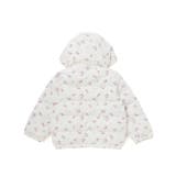 Girlyフラワープリントタフタフード中綿コート | BeBe | 詳細画像11 