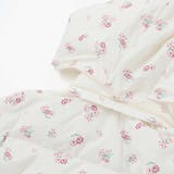 Girlyフラワープリントタフタフード中綿コート | BeBe | 詳細画像13 