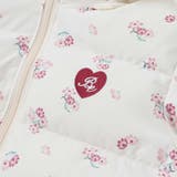 Girlyフラワープリントタフタフード中綿コート | BeBe | 詳細画像15 