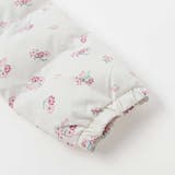 Girlyフラワープリントタフタフード中綿コート | BeBe | 詳細画像16 