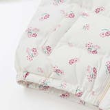 Girlyフラワープリントタフタフード中綿コート | BeBe | 詳細画像18 