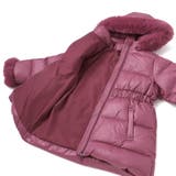 シャイニータフタウエスト切り替えシャギーファーフードダウンコート | BeBe | 詳細画像10