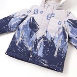 【撥水加工】アイスバーグプリントフード中綿コート(90~150cm) | BeBe | 詳細画像11