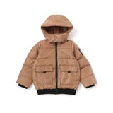 【撥水加工】タフタフラップポケットフードダウンコート(95~150cm) | BeBe | 詳細画像10