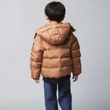 【撥水加工】タフタフラップポケットフードダウンコート(95~150cm) | BeBe | 詳細画像4