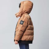 【撥水加工】タフタフラップポケットフードダウンコート(95~150cm) | BeBe | 詳細画像5