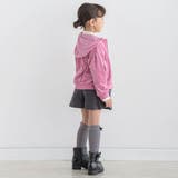 ベロアフード付きリボンポケットパーカー(90~150cm) | BeBe | 詳細画像3