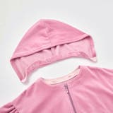 ベロアフード付きリボンポケットパーカー(90~150cm) | BeBe | 詳細画像8