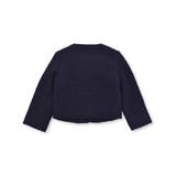 【お揃い】ラメボアパールボタンノーカラージャケット(100~160cm) | BeBe | 詳細画像5 