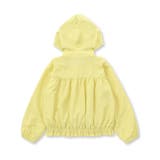 【撥水加工】マットタフタフリルギャザーフードブルゾン(90~150cm) | BeBe | 詳細画像2