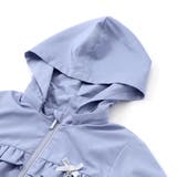 【撥水加工】マットタフタフリルギャザーフードブルゾン(90~150cm) | BeBe | 詳細画像6
