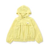 イエロー | 【撥水加工】マットタフタフリルギャザーフードブルゾン(90~150cm) | BeBe