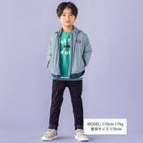 ギンガムサッカーフードブルゾン(90~150cm) | BeBe | 詳細画像2