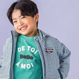 ギンガムサッカーフードブルゾン(90~150cm) | BeBe | 詳細画像4
