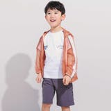 【防虫加工】メッシュロゴテープパーカー・巾着付き(90~140cm) | BeBe | 詳細画像4 