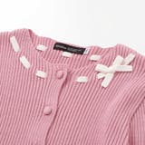 ラインリボンくるみボタンニット長袖カーディガン(90~150cm) | BeBe | 詳細画像10 