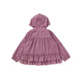 シャイニータフタバックフリルフードブルゾン(90~150cm) | BeBe | 詳細画像7 