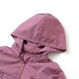 シャイニータフタバックフリルフードブルゾン(90~150cm) | BeBe | 詳細画像8 