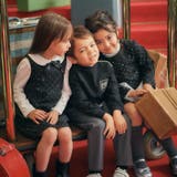 【お揃い】エトワールシャイニードットクロップドジャケット(100~150cm) | BeBe | 詳細画像9 