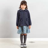 チェックタフタペプラムフード付きブルゾン(90~150cm) | BeBe | 詳細画像4 