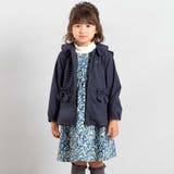 チェックタフタペプラムフード付きブルゾン(90~150cm) | BeBe | 詳細画像5 