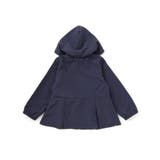 チェックタフタペプラムフード付きブルゾン(90~150cm) | BeBe | 詳細画像8 