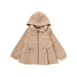 チェックタフタペプラムフード付きブルゾン(90~150cm) | BeBe | 詳細画像9 