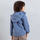 【撥水】ヴィンテージタフタワッペン付きフードブルゾン(90~150cm) | BeBe | 詳細画像3 