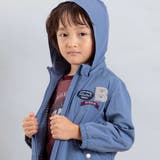 【撥水】ヴィンテージタフタワッペン付きフードブルゾン(90~150cm) | BeBe | 詳細画像4 