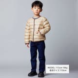 パイピング配色タフタライトダウンブルゾン(90~160cm) | BeBe | 詳細画像2
