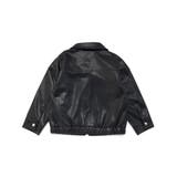 フェイクレザージップブルゾン(100~160cm) | BeBe | 詳細画像10 