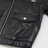 フェイクレザージップブルゾン(100~160cm) | BeBe | 詳細画像14 