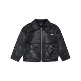 フェイクレザージップブルゾン(100~160cm) | BeBe | 詳細画像9 