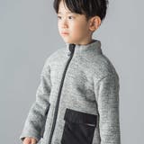 アウトポケットメランジジップブルゾン | BeBe | 詳細画像4 