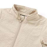 【撥水加工】サッカーチェックフード付きペプラムブルゾン(90~150cm) | BeBe | 詳細画像13 